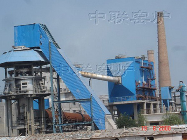 阿拉爾Rotary furnace for magnesium reduction with heat exchanger