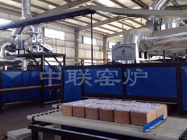 商丘38m Rare Earth Gas Burning Roller Kiln