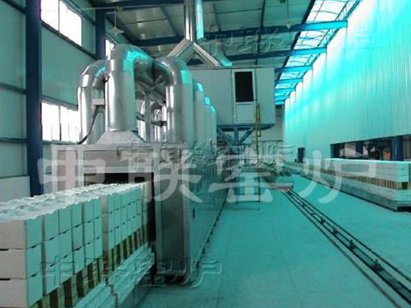 咸寧50M×0.9M  Gas-fired tunnel kiln (Gansu rare earth)